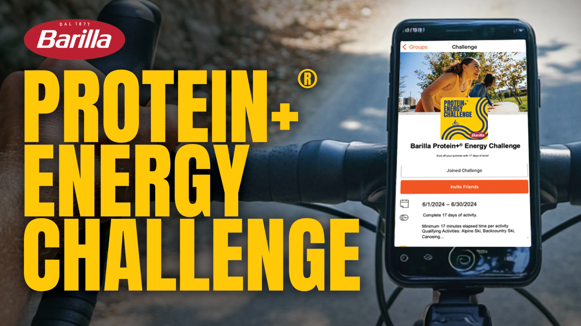 Barilla Protein+® Energy Challenge